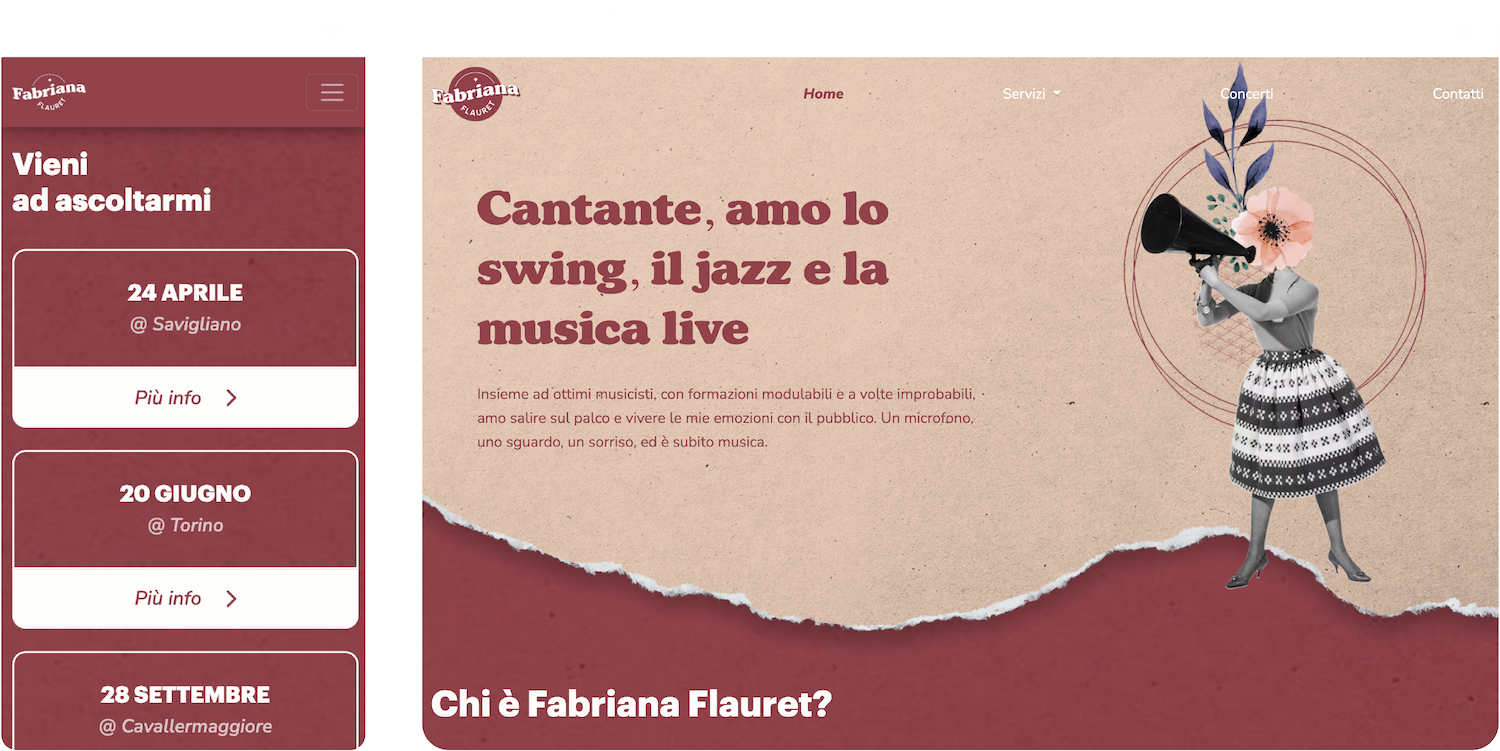 abriana Flauret website preview
