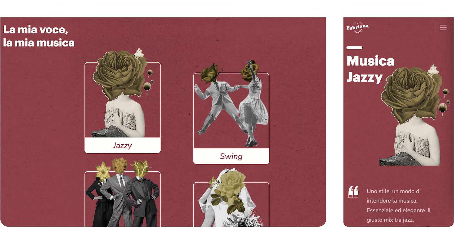 abriana Flauret website preview