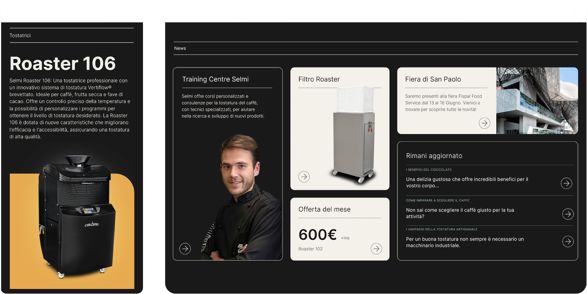 Mockup Selmi project